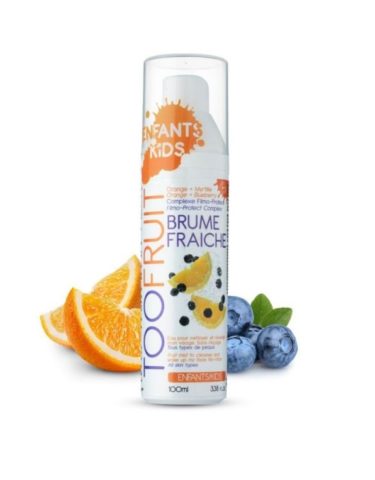 Too Fruit Brume Faiche Eau De Fruits Bio Enfants Orange Myrtille