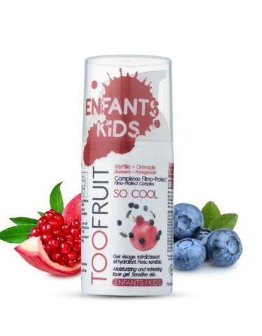 Too Fruit So Cool Gel Visage Bio Enfants Myrtille Grenade